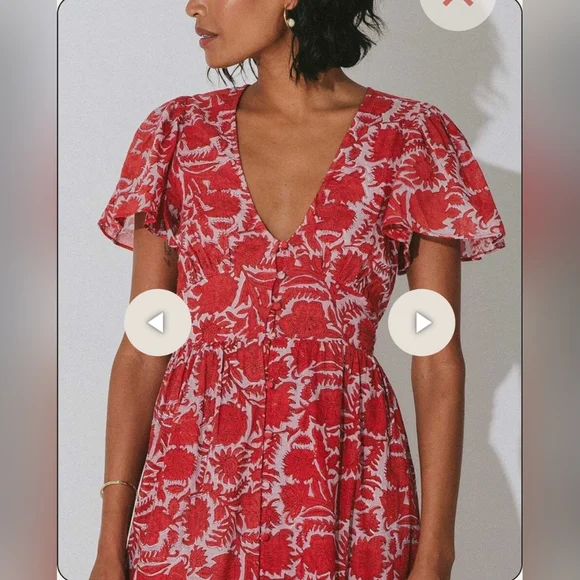 Cleobella Sasha Ankle Dress Excellent M Medium - Picture 3 of 11